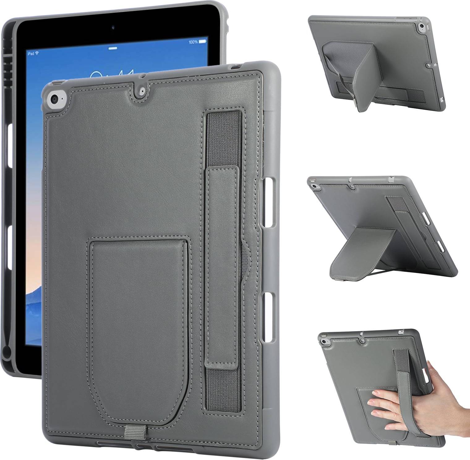 Ipad 9.7 case Dteck Shockproof Case iPad 9.7 Inch With Hand Strap