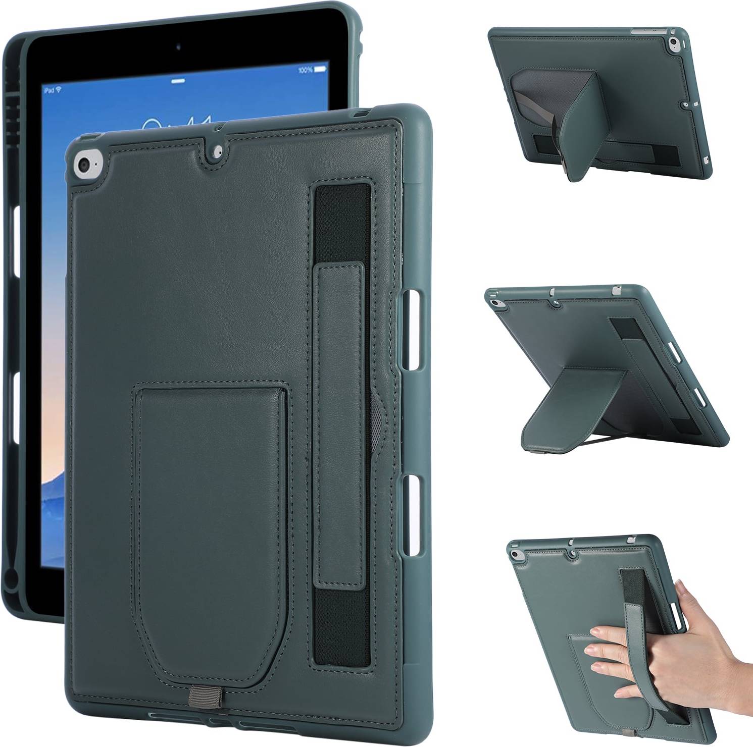 Ipad 9.7 case Dteck Shockproof Case iPad 9.7 Inch With Hand Strap