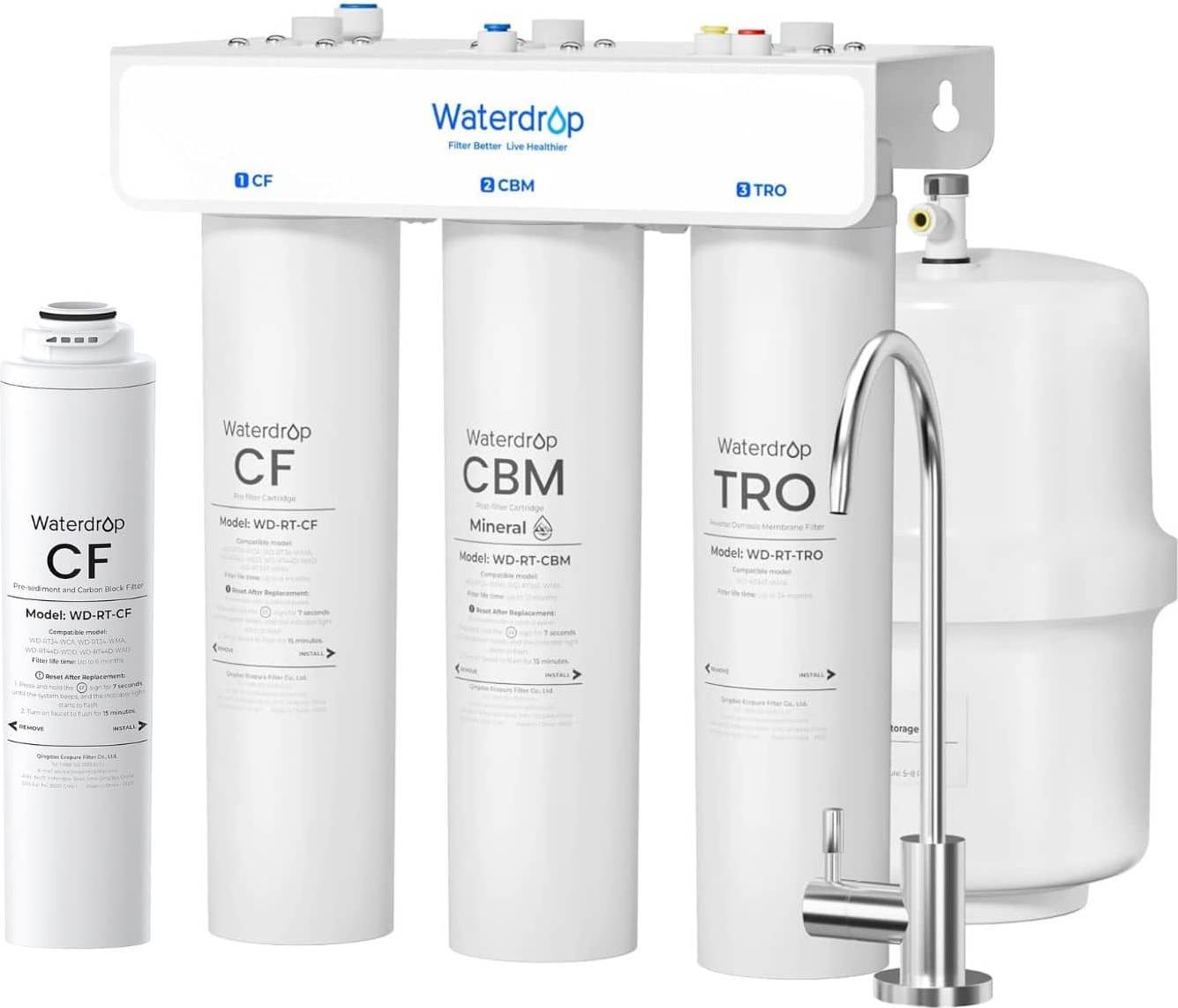 Reverse osmosis system Waterdrop T3-T Remineralization Reverse Osmosis System