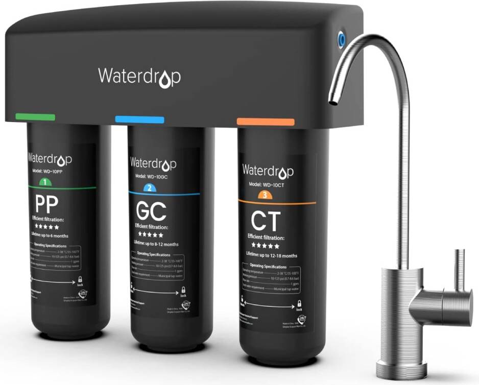 Waterdrop TSB Under Sink Water Filter System