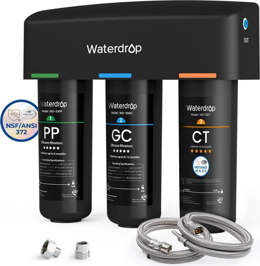 Waterdrop TSA Under Sink Water Filter System