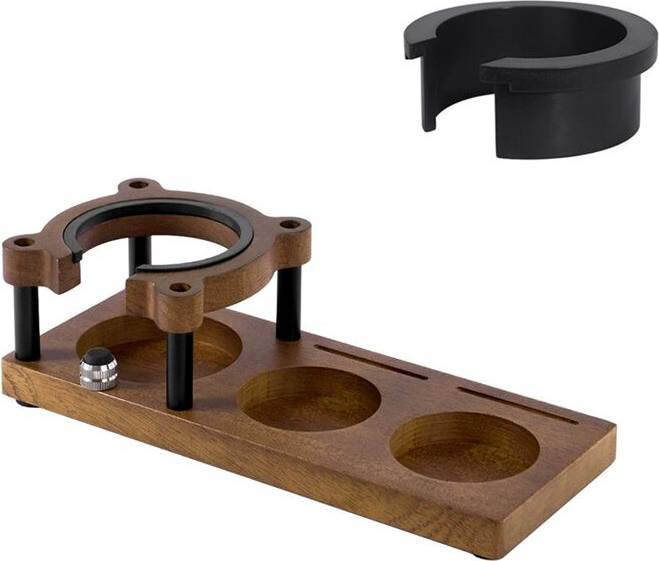 Coffee Powder Base Solid Wood Storage Rack