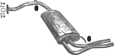 BFC Hatchback 1.6 Exhaust Rear Silencer
