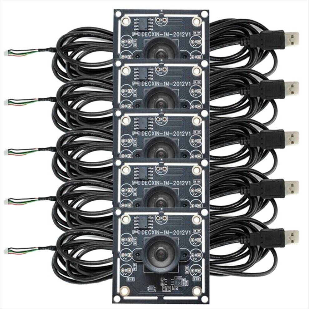 Melitt 5PCS 100 Degree Camera Module 1MP