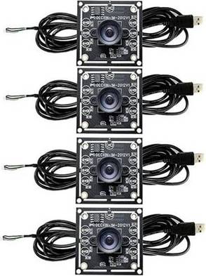 Sodial 4 Pcs 100 Degree Camera Module 1MP
