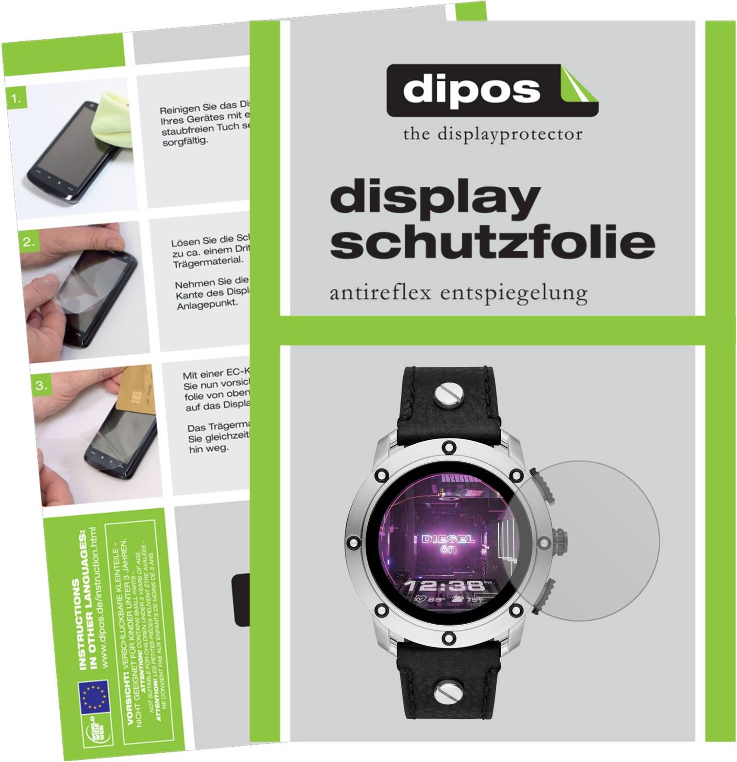 Dipos Screen Protector For Diesel On Smartwatch