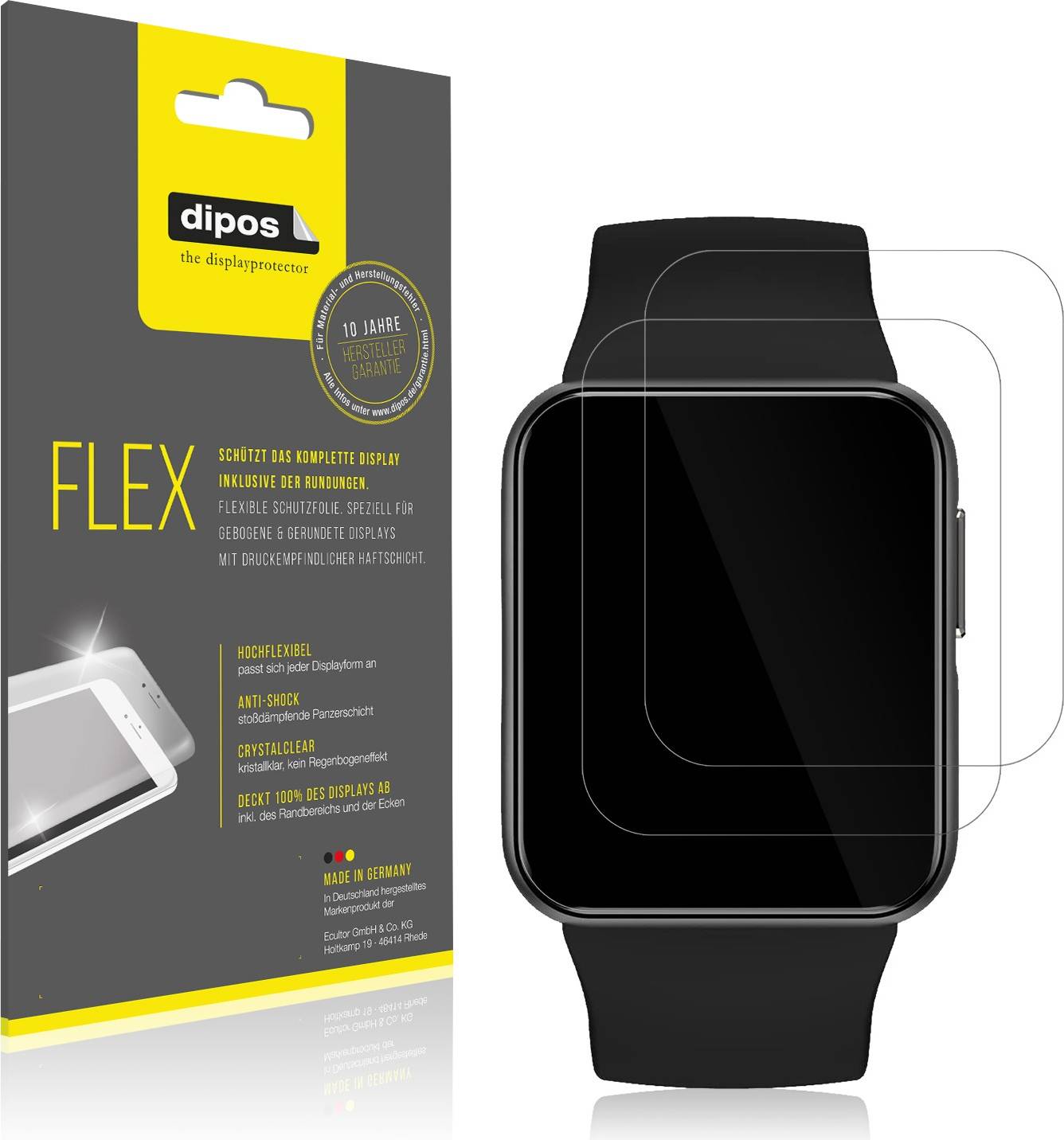 Dipos Screen Protector For Grv Fc1 Smartwatch