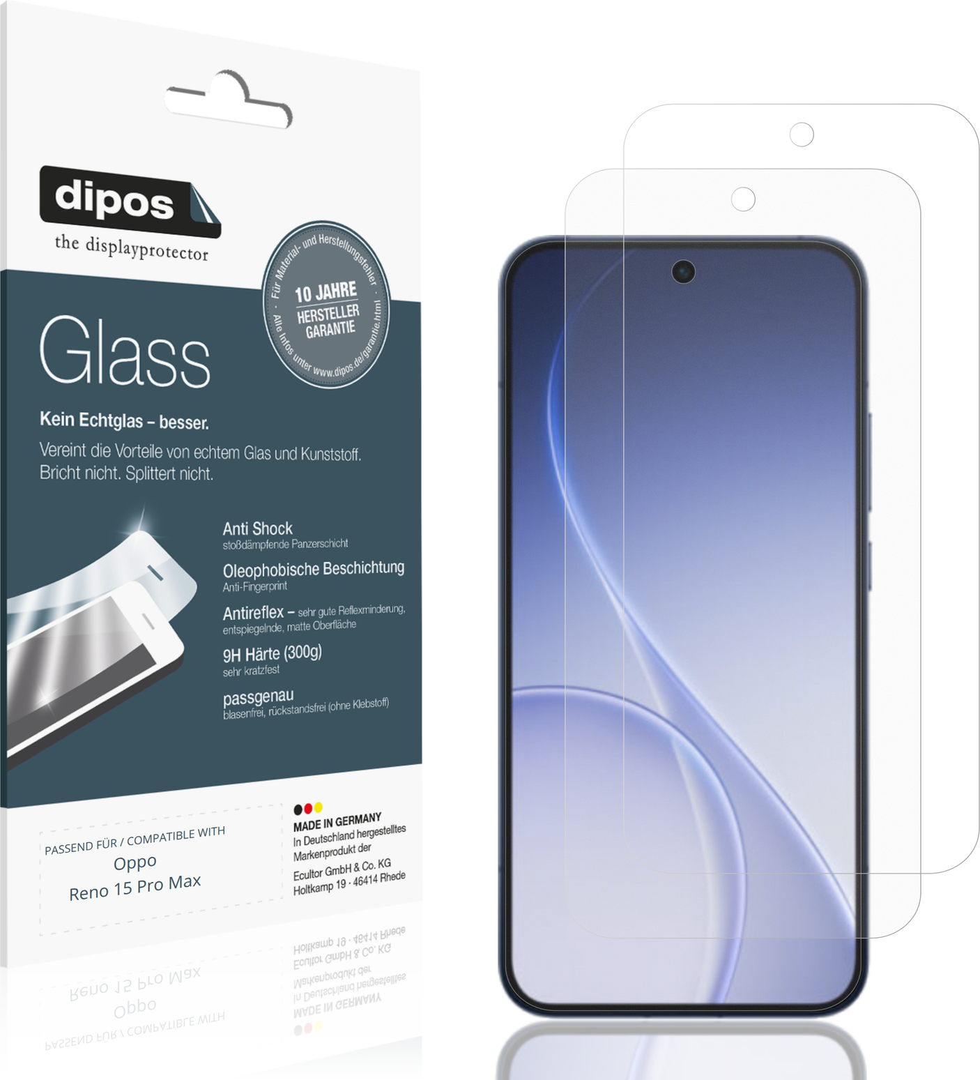 Dipos Screen Protector For Oppo Reno 15 Pro Max