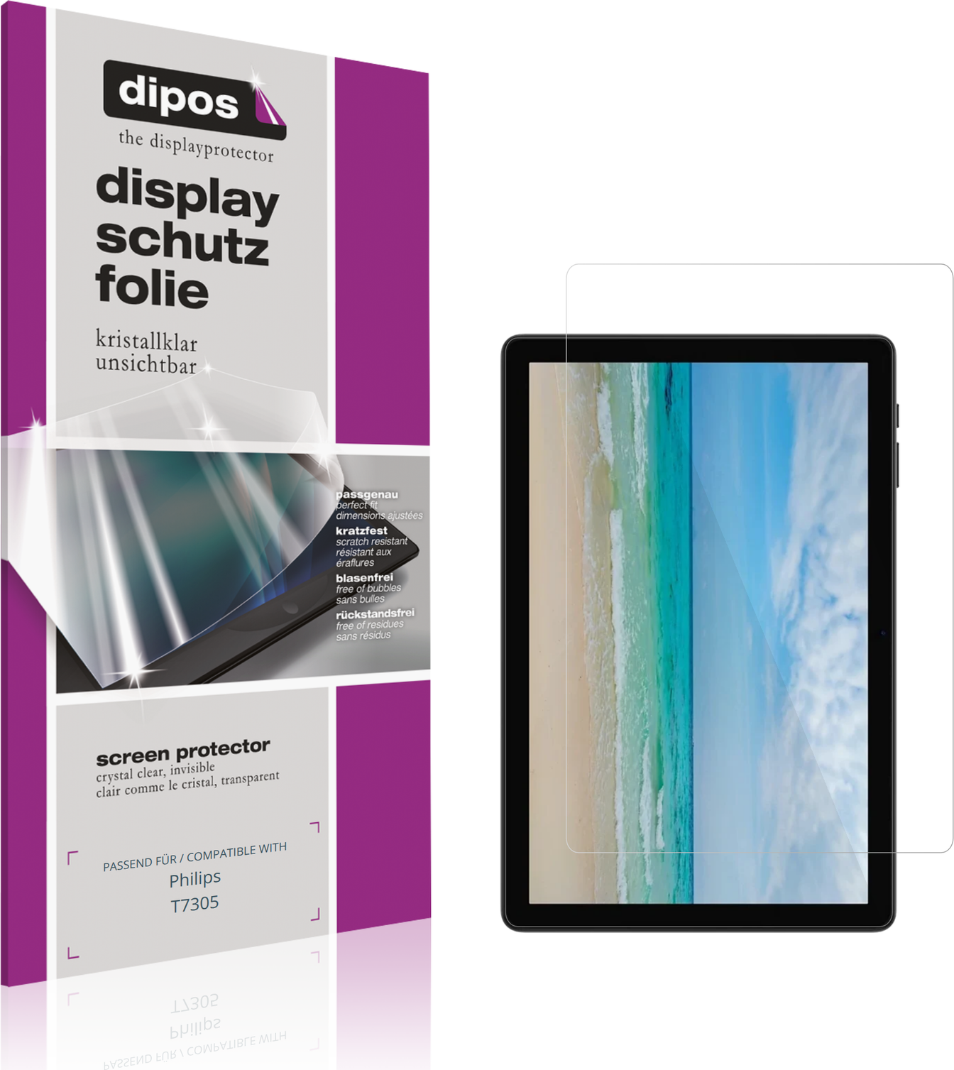 Dipos Screen Protector For Philips T7305