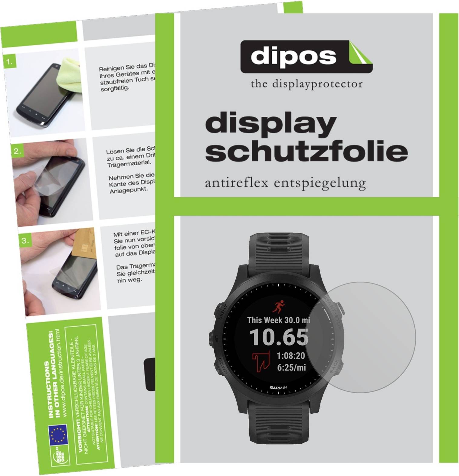 Dipos Screen Protector For Garmin Forerunner 245