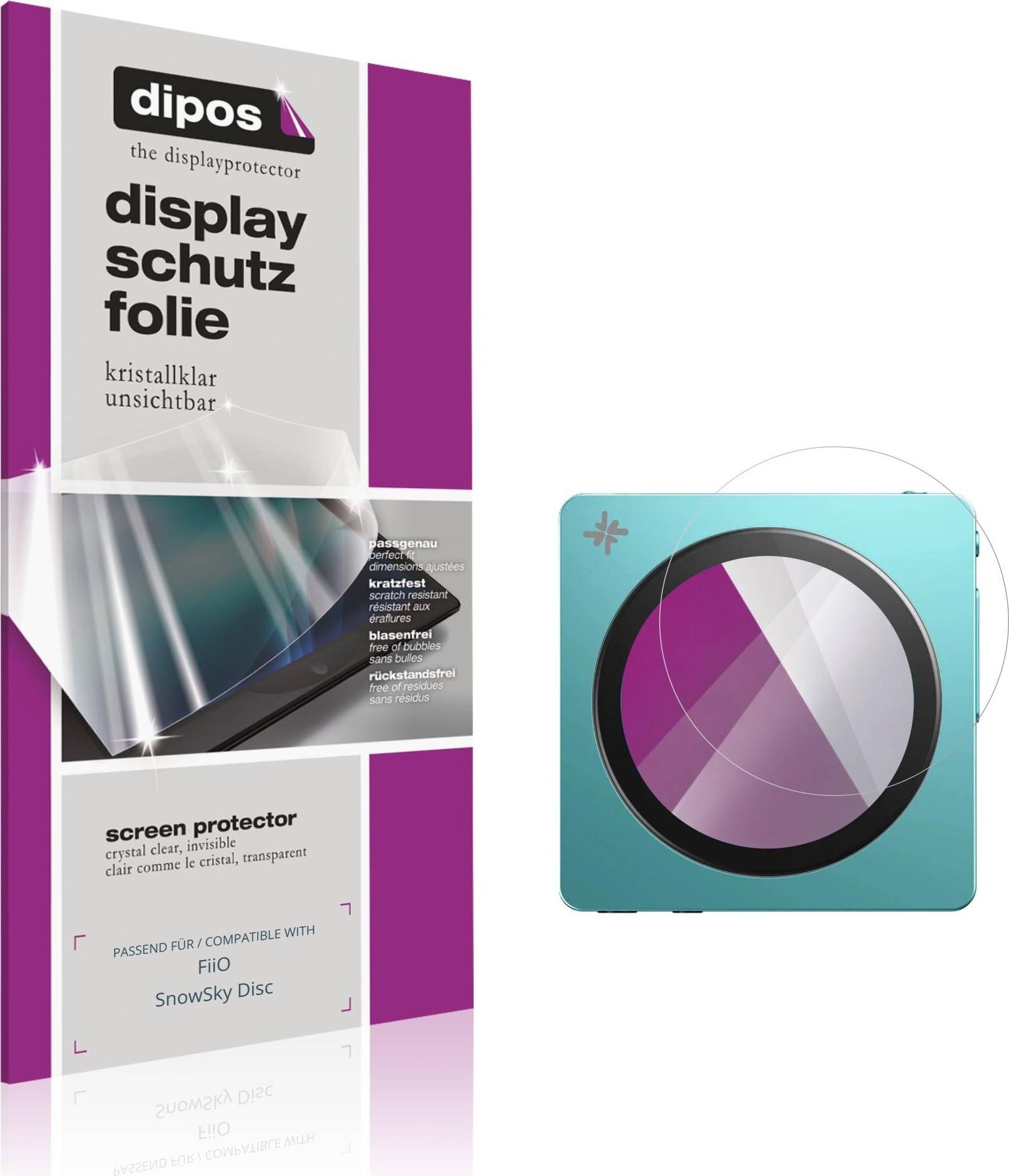 Dipos Screen Protector For Fiio Snowsky Disc