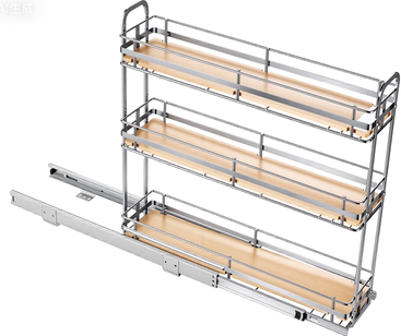 KffKff Pull-Out Spice Rack Organizer