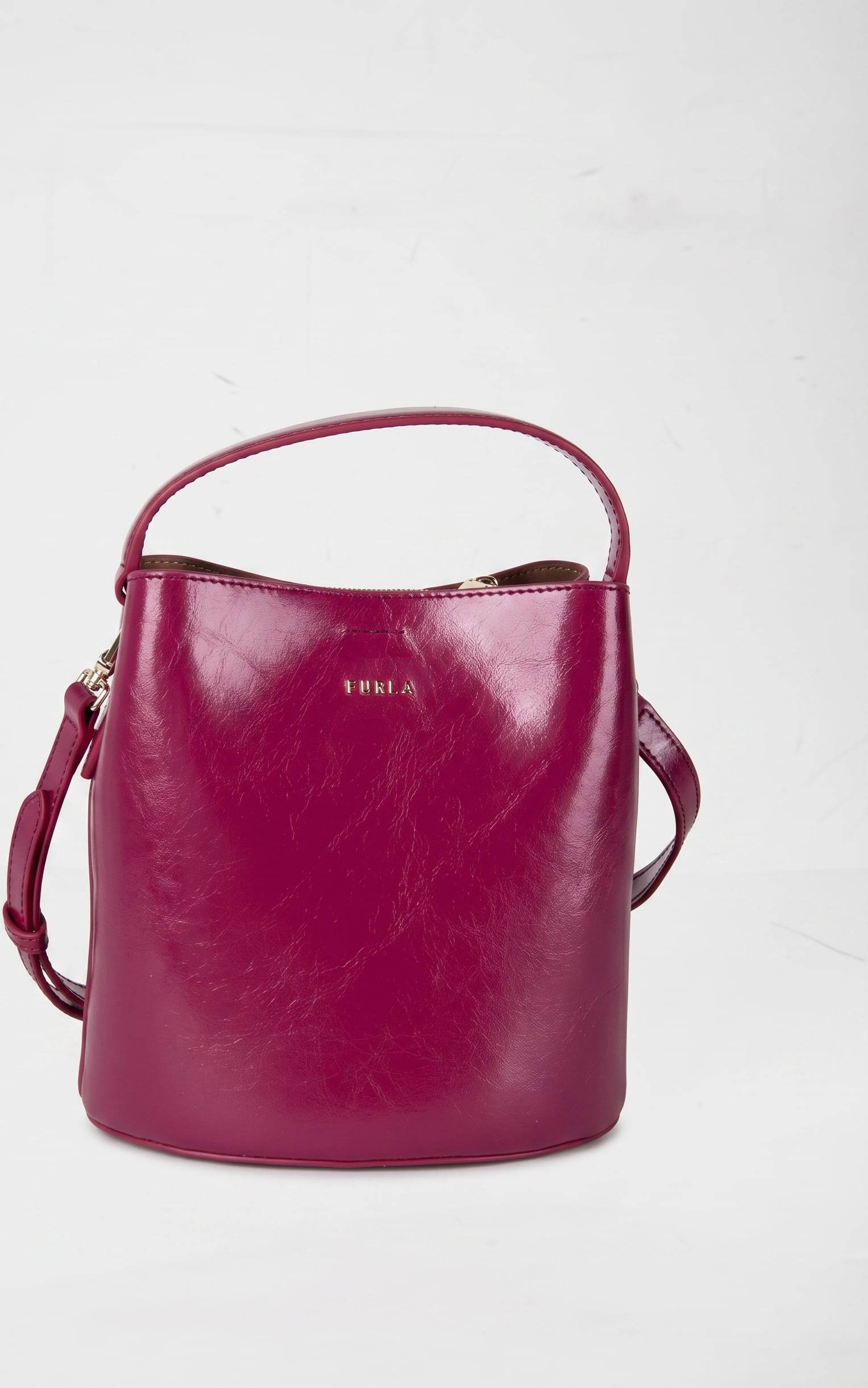 Furla Danae Mini Bucket Bag Raspberry - Rosa