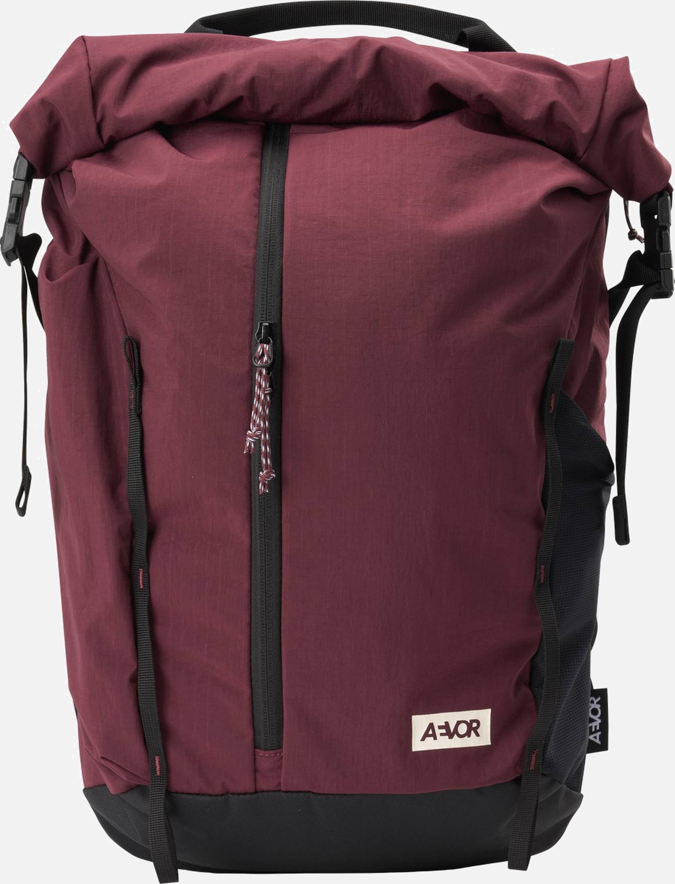 Active Pack 16 Rolltop Rucksack - Burgunderrot