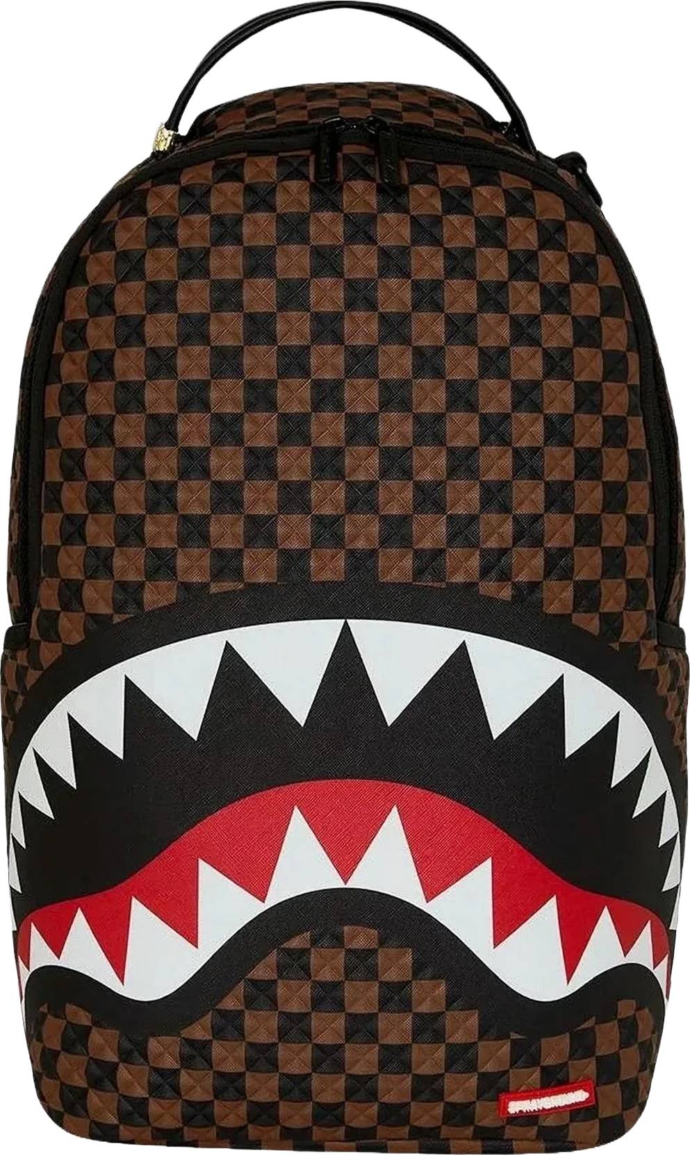 Sprayground Sharks Pyramid Backpack - Brown