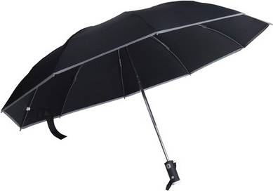 Sodial Automatic Reverse Umbrella Inverted Reflective Folding Led Light Night