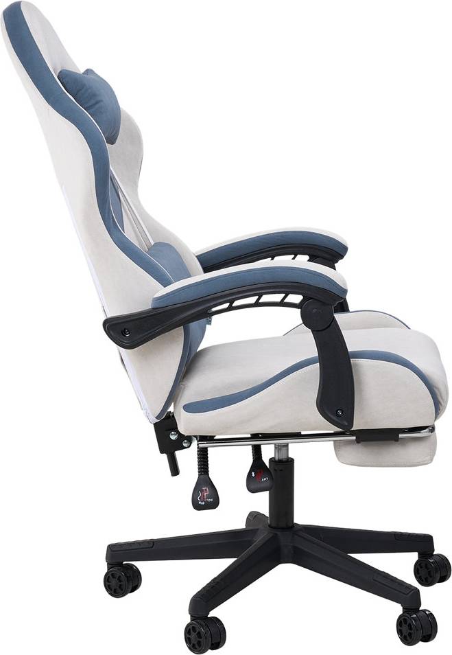 Brayden Studio Swiveling PC Racing Game Chair Blue