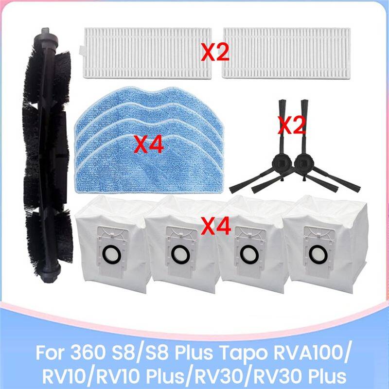 Typecat 360 S8 S8 Tapo RVA100 RV10 RV10 RV30 RV30 Vacuum Cleaner Spare Parts