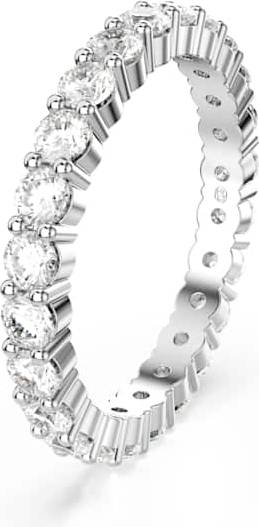 Swarovski Matrix Vittore Ring Rundskuren Rhodiumpläterad - Vit