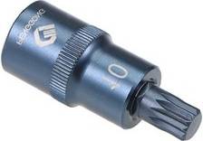 Uxcell 1/2 Inch Drive M10 Triple Square Spline Bit Socket Metric 2 Length Socket Bit