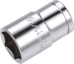 Uxcell 1/2 Inch Drive 11 16 Inch 6 Point Shallow Socket Socket Bit