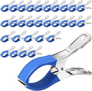 B&Q 30Pcs Pool Cover Clips 4.7 Inch