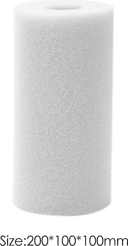 Poolfilter Svamp Intex B Vit