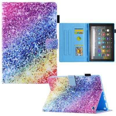 Amazon Fire Max 11 Pattern Leather Case Colorful Diamond