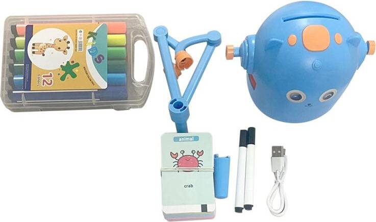 Typecat Interactive Educational Drawing Robot 100 Cards