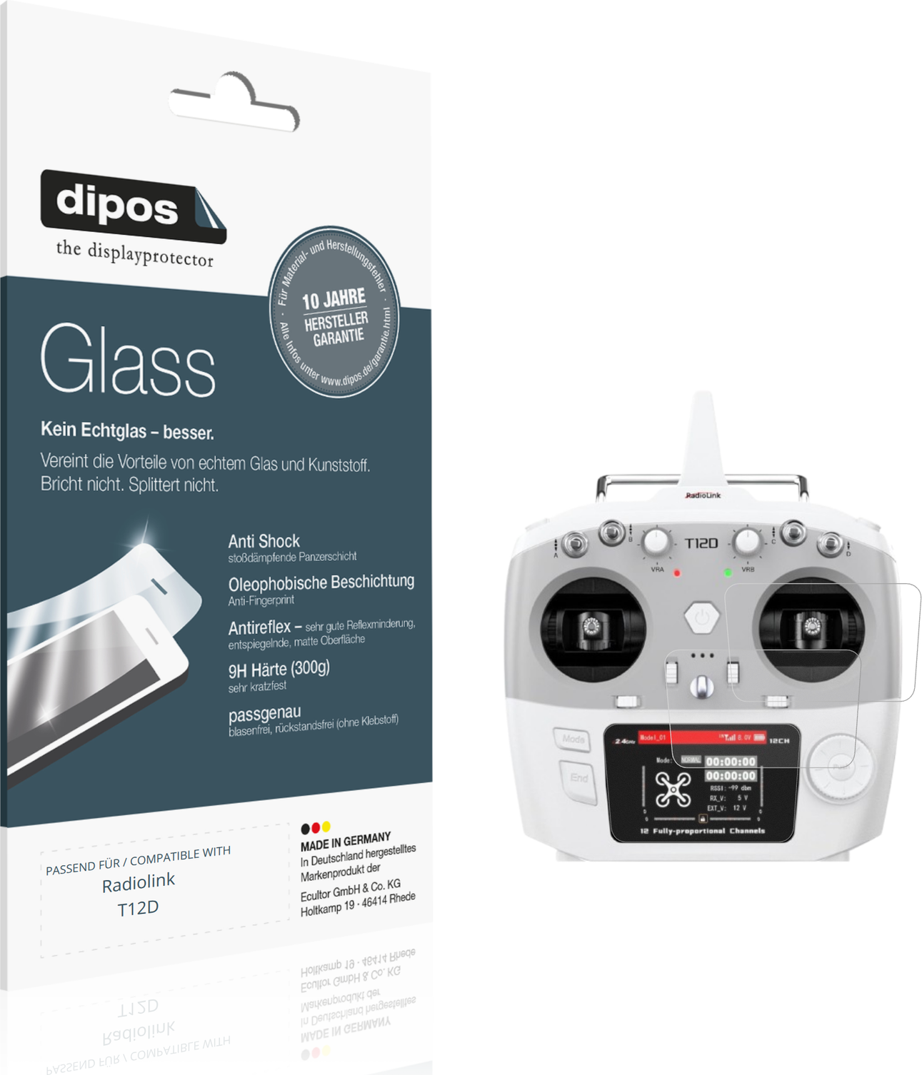 Dipos Screen Protector For Radiolink T12d Matte