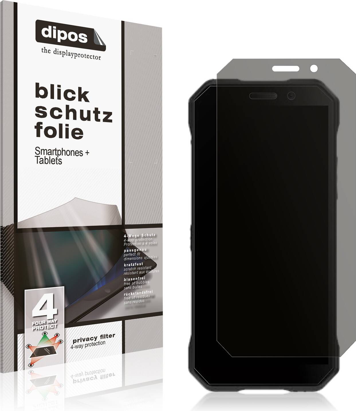 Dipos Screen Protector For Doogee S51 Privacy Filter