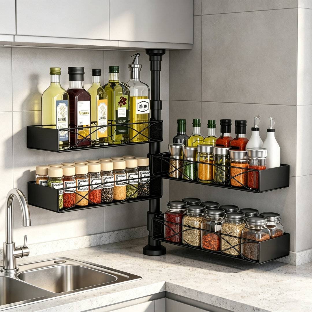 Williston Forge Tension Spice Rack