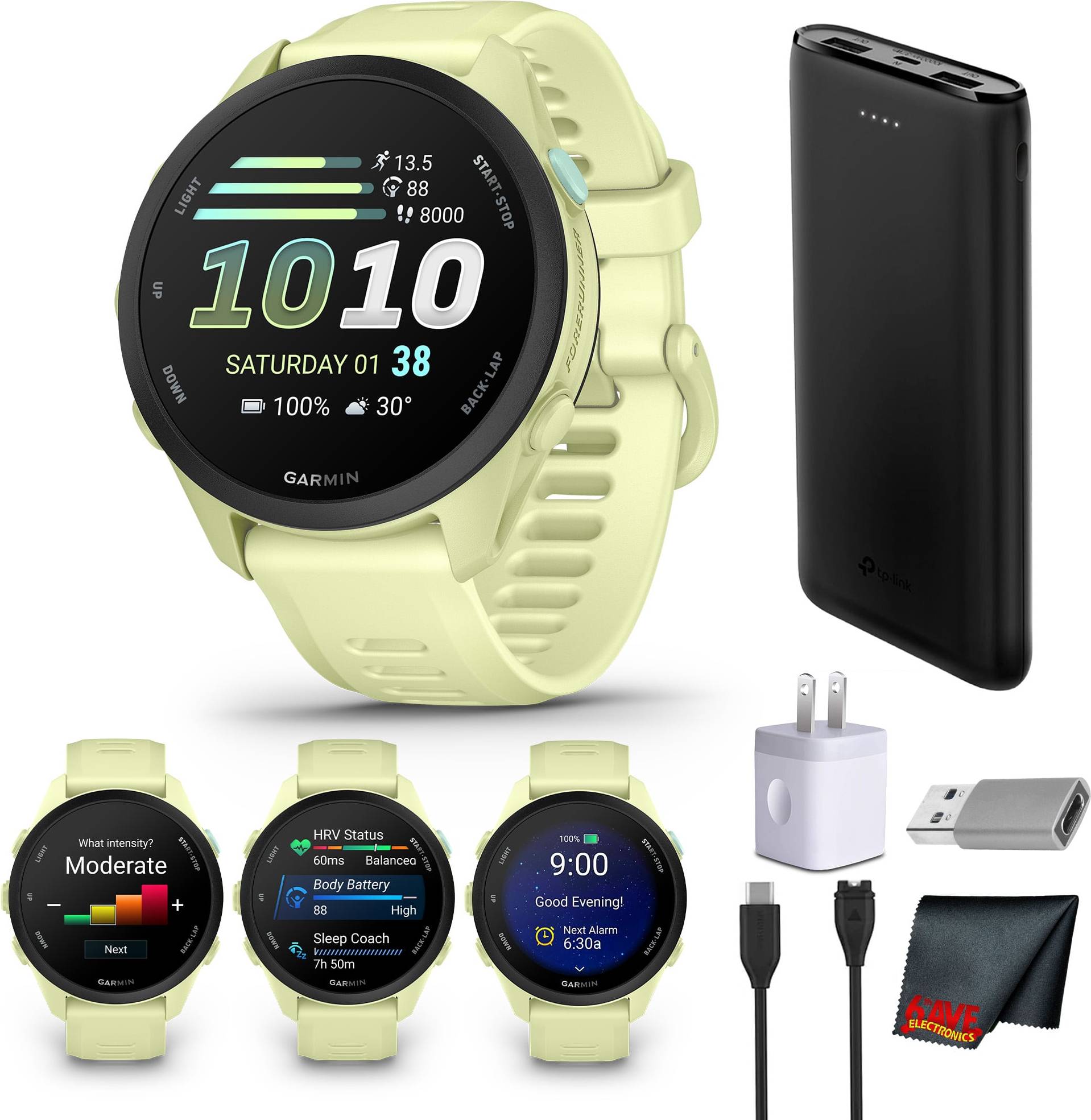 Garmin forerunner 70 Garmin Forerunner 70 GPS Running Smartwatch Bundle Kit