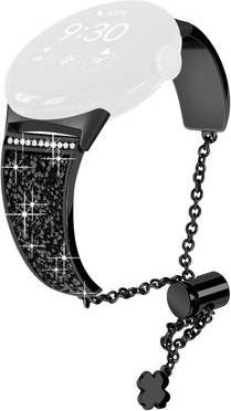 Google Pixel Watch Rhinestone Strap Black