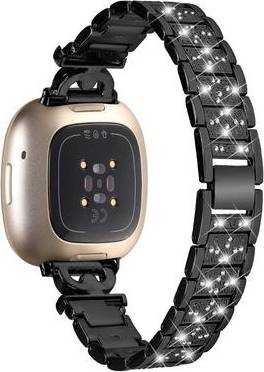 Sense Versa 3 Rhinestone Stainless Steel Strap