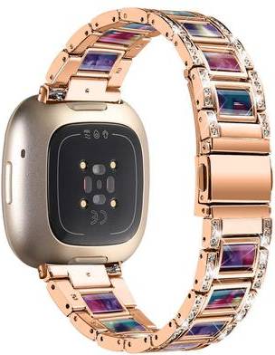 Fitbit Sense Versa 3 Rhinestone Block Watch Strap