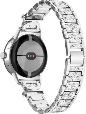 Google Pixel Watch Rhinestone Stainless Steel Strap