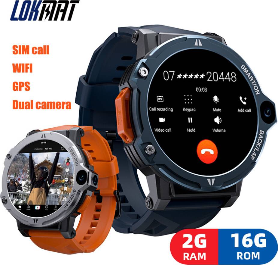 Lokmat Android Smart Watch 16G Dual Camera