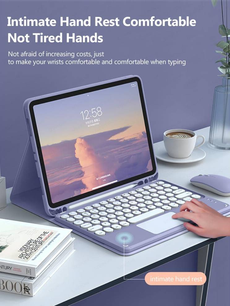 Smart keyboard ipad pro 12.9 Touchpad Keyboard Case iPad Air 13 Inch