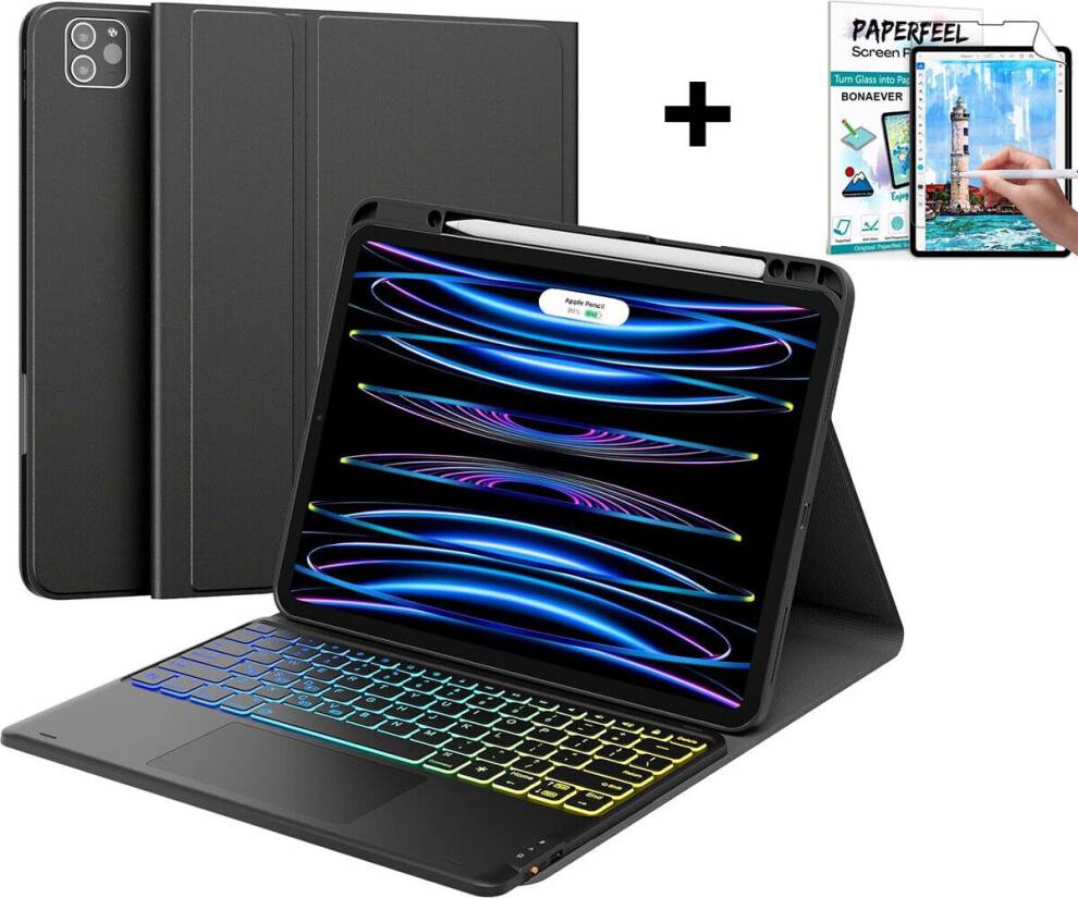 Smart keyboard ipad pro 12.9 Touchpad Keyboard Case iPad Pro 12.9 Inch