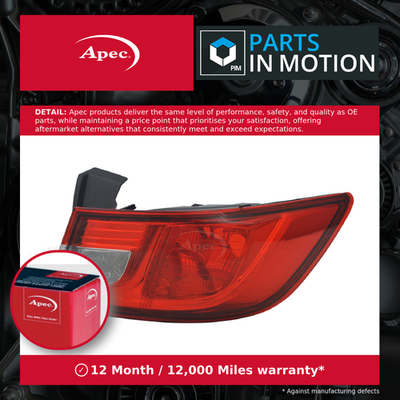 APEC Rear Light Lamp For Renault Clio Mk4