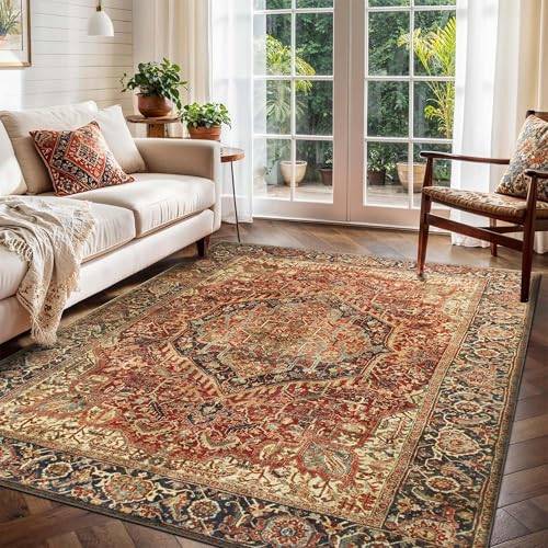 Large kitchen rugs Hafaa Machine Washable Rug 160x230 cm Multicolour