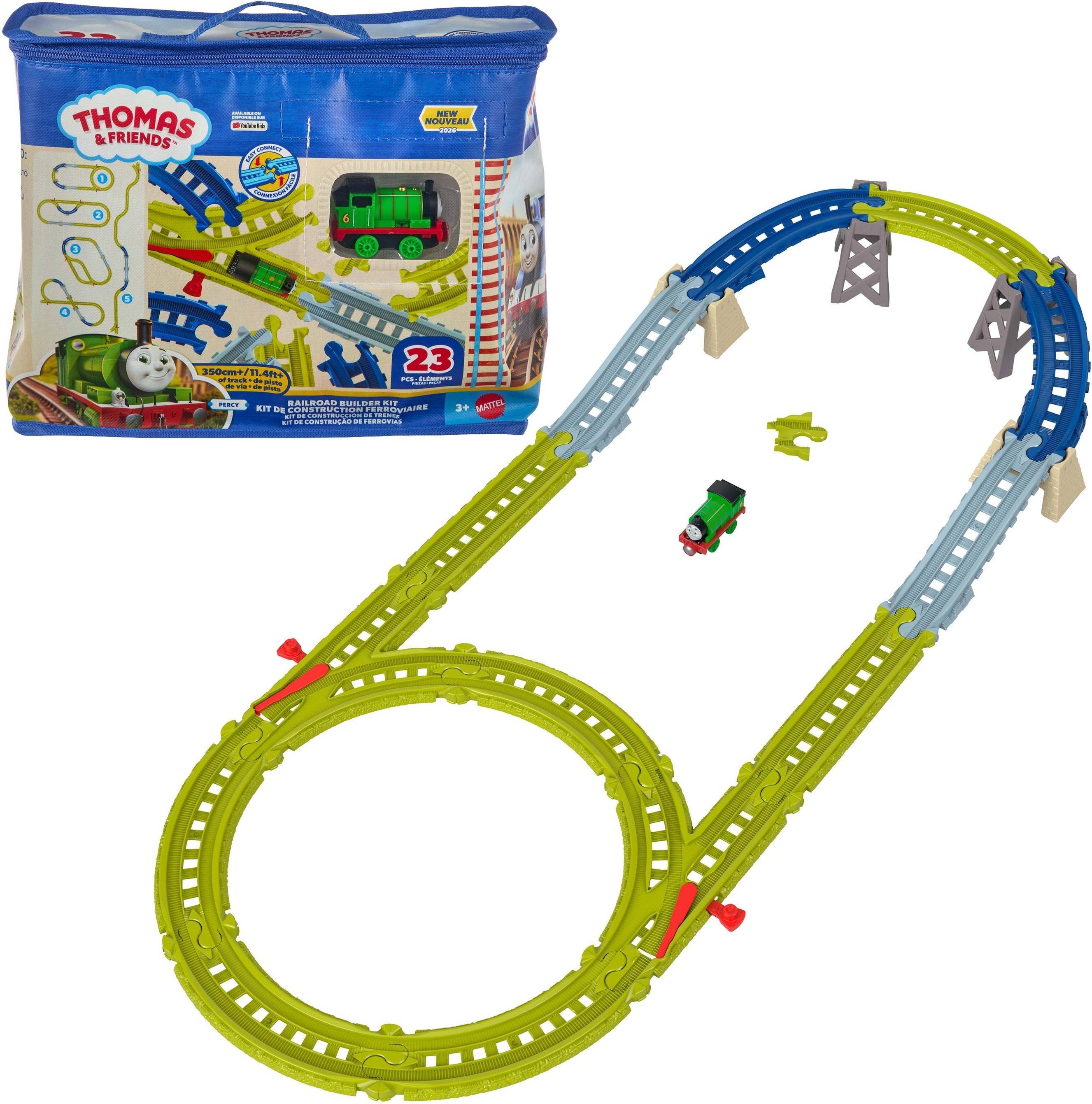 Thomas and friends train set Mattel Easy Connect Track Kit With Percy Engine