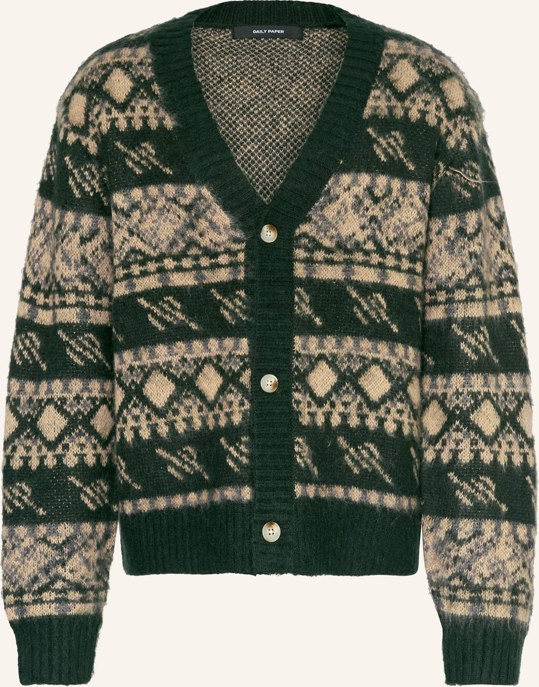 Daily Paper Pattern Check Cardigan - Multi/patterned