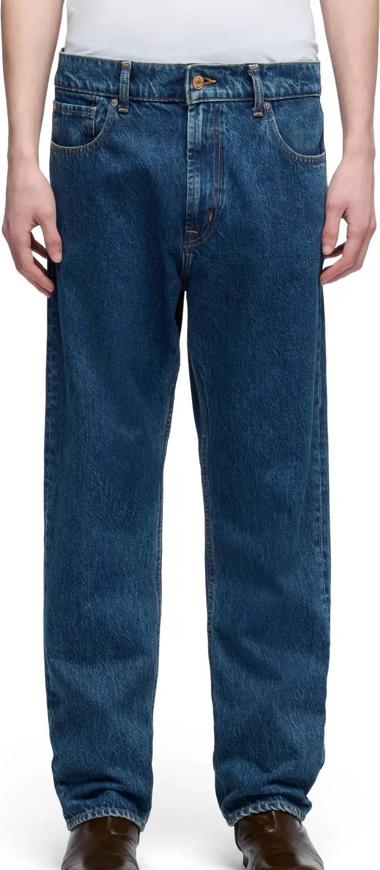 7 For All Mankind Modern Raka Jeans Bomull - Blue