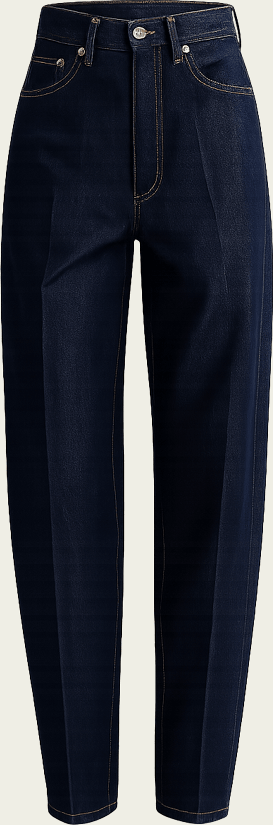 Jean à Jambe Droite In Rinse - Blue