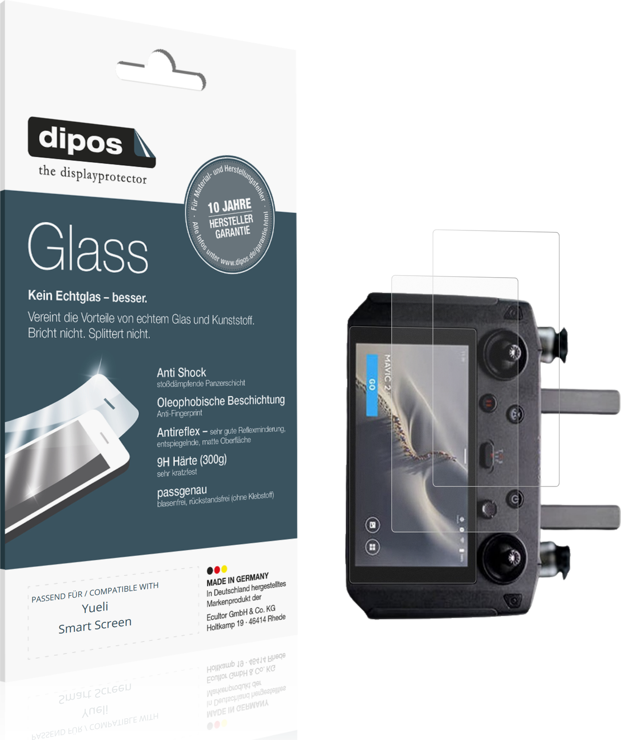 Dipos Screen Protector For Yueli Smart Screen Matte