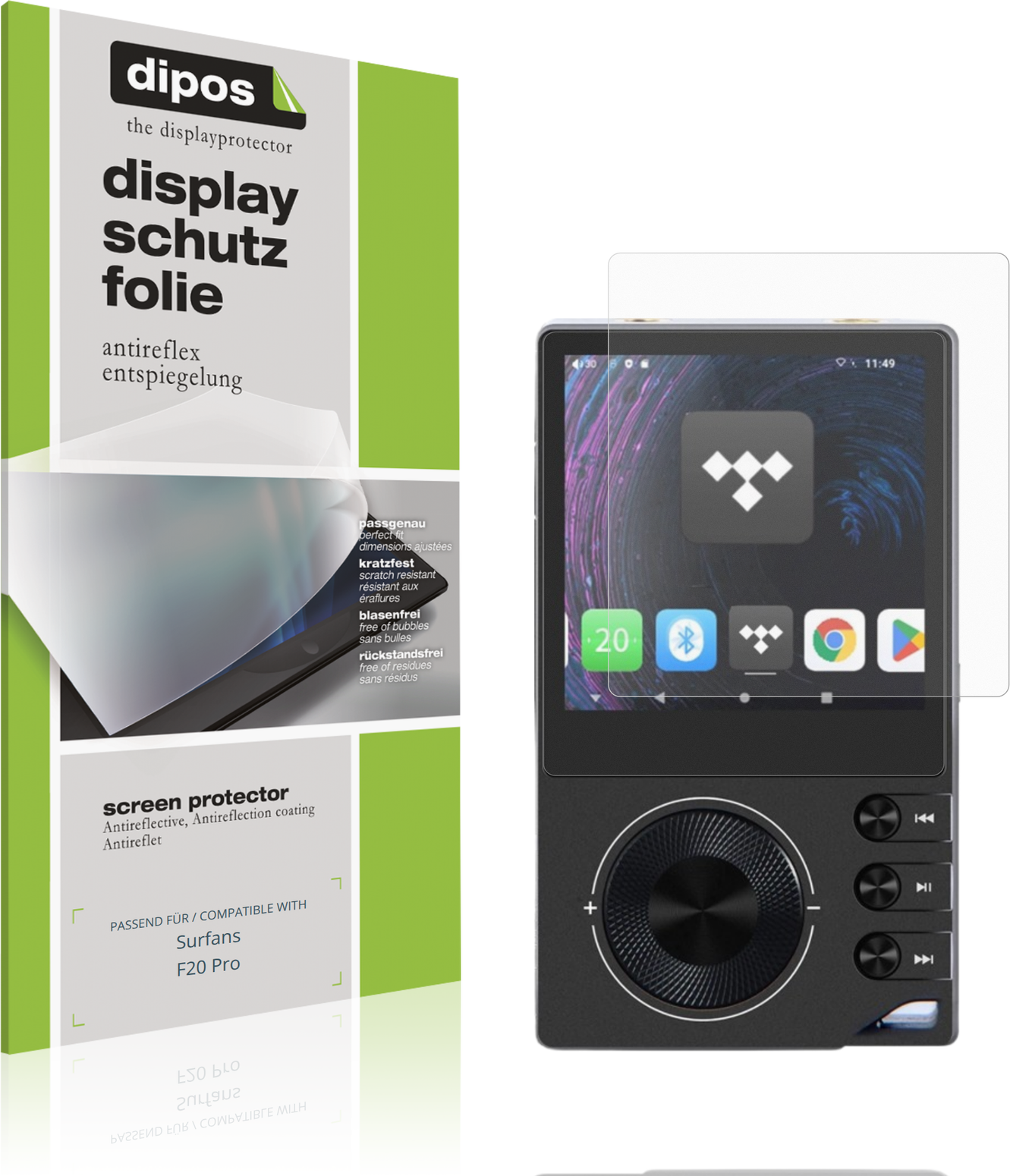 Dipos Screen Protector For Surfans F20 Pro