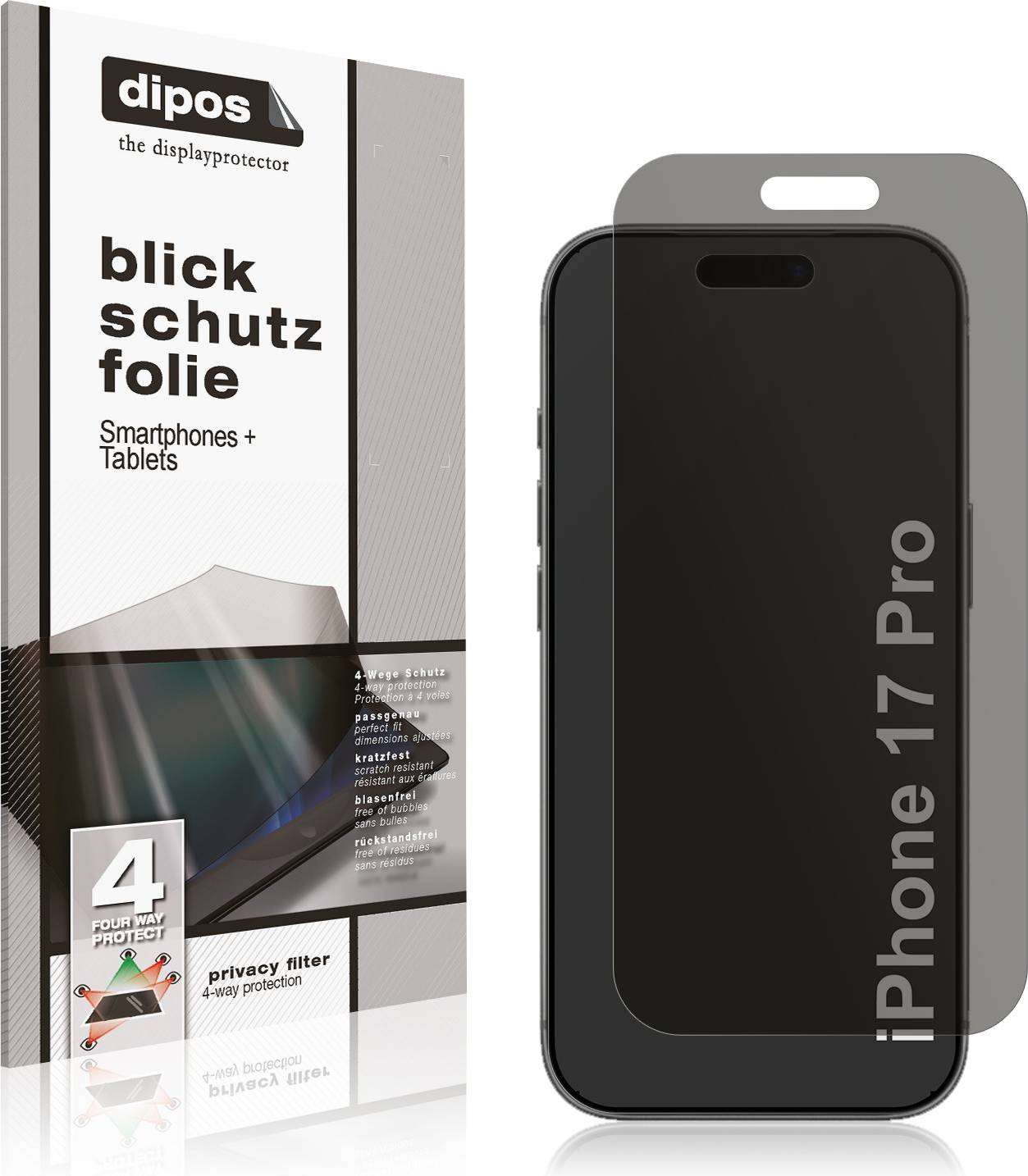 Screen protector for apple iphone 17 Dipos Screen Protector For Iphone 17 Pro Privacy Filter