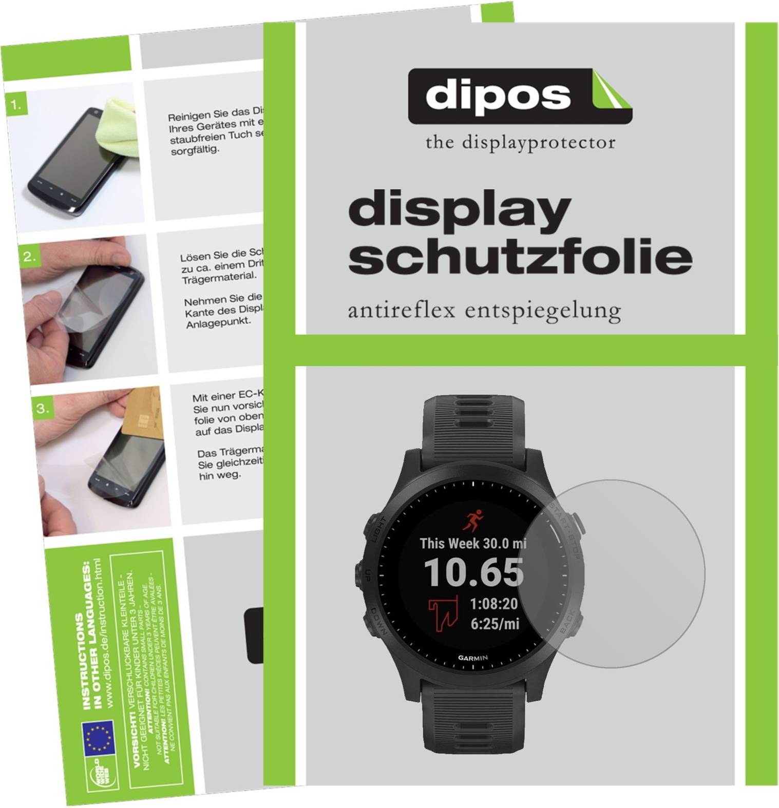 Dipos Screen Protector For Garmin Forerunner 245